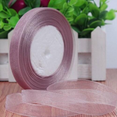 DoreenBeads Multiple Colour Transparent Satin Ribbon For DIY Handmade Material And Wedding Party Decoration About 45m 1PC