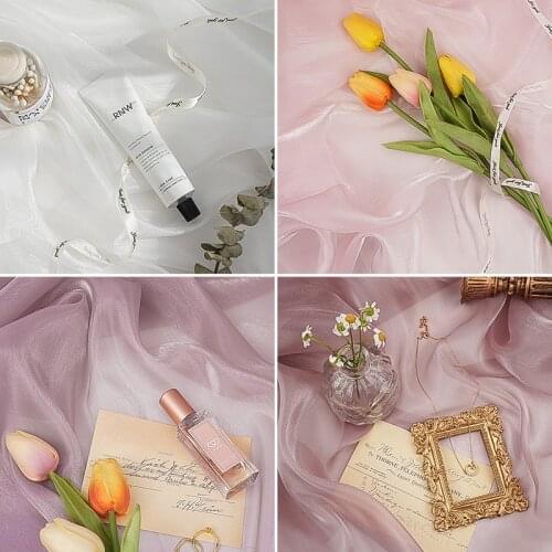 Oil Painting Gauze Photo Background Cloth Jewelry Gourmet Manicure Advanced Photography Decoration Ornaments Ins Photo Props