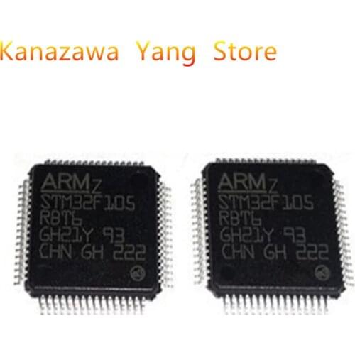 1 Piece 5 Pieces/Batch Brand New STM32F105RBT6 STM32F105 RBT6 LQFP64 Microcontroller Chip Spot Best Quality