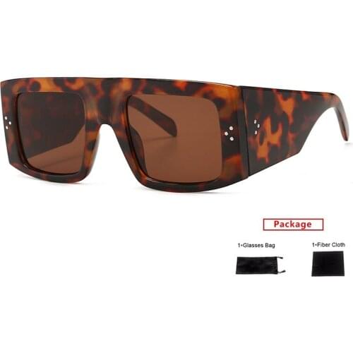 Mimiyou Oversized Rivet Square Sunglasses Women Classic Retro Fashion Sunglasses Men Sun Glasses Brand UV400 Eyeglasses Shades