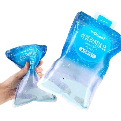 V-COOOL 5PCS/Lot 400ml Reusable Gel Ice Bag for Diaper Bags Food Milk Fresh Keeping Cold Ice Pack Accessories 2019 DEO