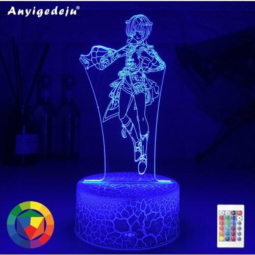 Newest Japanese 3d Lamps Anime Figure Nightlight Kids Child Girls Bedroom Decor Lights Manga Gifts Night Light Lamp In The A-448