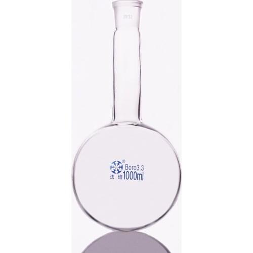 Single standard mouth round-bottomed flask,Long neck,Capacity 1000ml and joint 29/32,Single long neck round flask