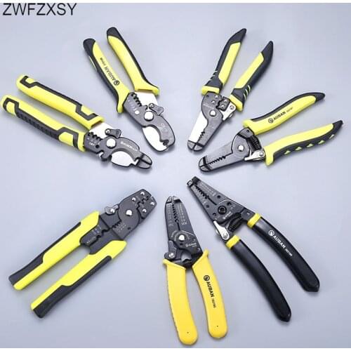 Professional Tools Electrician Pliers Multifunction Wire Pliers Stripper Cable stripper Crimper Cutter
