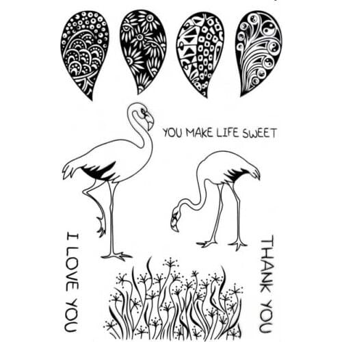 Clear Stamp YOU MAKE LIFE SWEET I LOVE YOU Scrapbooking Material DIY Photo Card Account Rubber Stamp Transparent Stamper Sellos