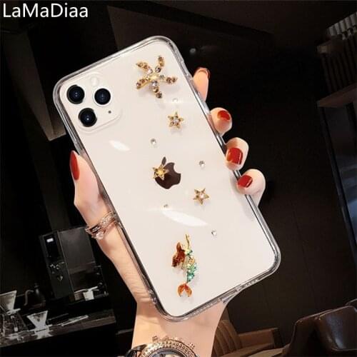 Luxury Glitter Bling Rhinestone Diamond Soft Phone Case For Samsung A3 A5 A7 2017 A9 A8 A6 PLUS 2018 A50 A70 A80 A51 A71 Cover