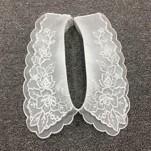 Fashion removable collar Necklace Apparel Accessories Collocation Shirt Peter Pan Women Detachable Lapel Fake False Collar