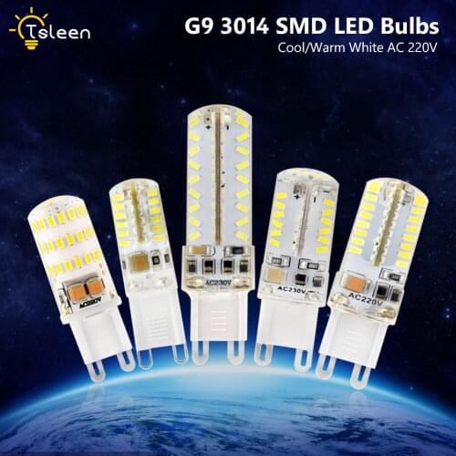 Led G9 6/7/9W halogen lamp Crystal Warm Cool White 3014 Led Corn AC220V Ultra Bright replace Spotlight Chandelier light Replace