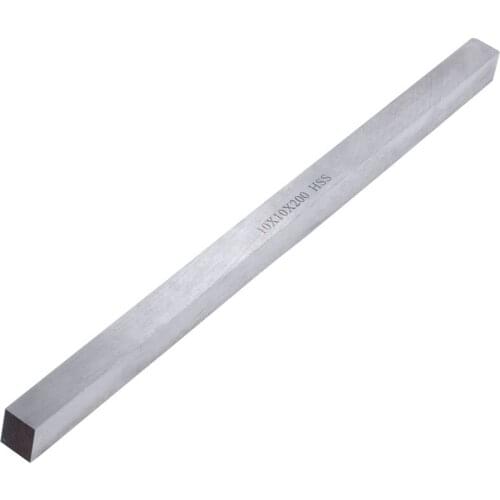 10mm x 10mm x 200mm Turning Parting Milling Lathe HSS Tool Bit Gray