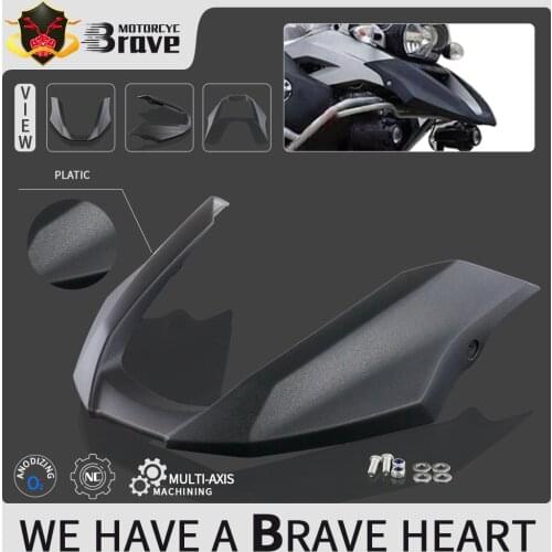 Motorcycle Front Beak Fairing Extension Wheel Extender Cover Black For BMW R1200GS LC 2008 2009 2010 2011 2012 R 1200 GS