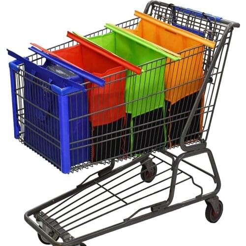 VIP LINK For Reusable Shopping Bag Non-Woven Fabrics Trolley Bags Women Shopping Mall Grocery Cart Bags Dropshipping