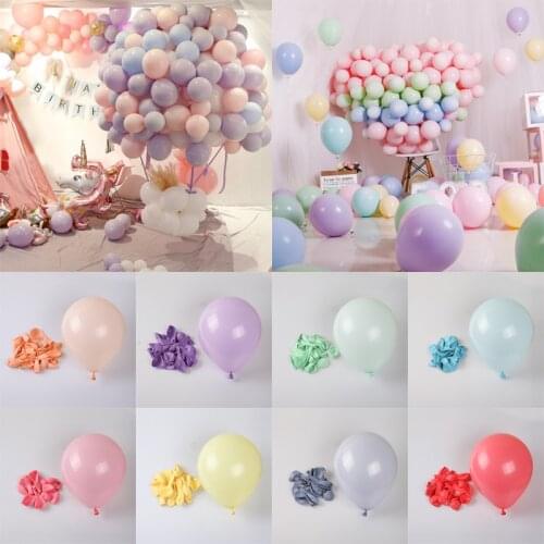 5/12 inch Macarons Latex Ballon wedding Birthday Party Decorations Pastel Candy Balloon kids Baby Shower Helium Air Globos