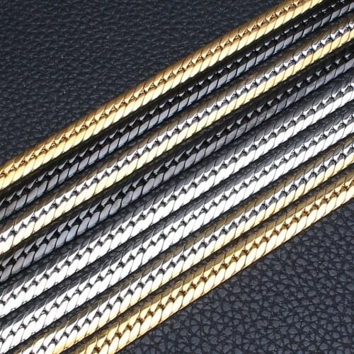 Womens High Quality Fashion Stainless Steel Jewelry Set 60CM Chain Necklace Bracelet For Man And Women Party Gift SFHKARRP1