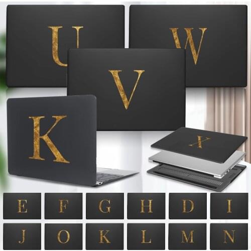 For Huawei MateBook D14/D15/13/14/X Pro 13.9/Honor MagicBook 14/15/Pro 16.1 Printing Initial Name Laptop Hard Shell Case Cover