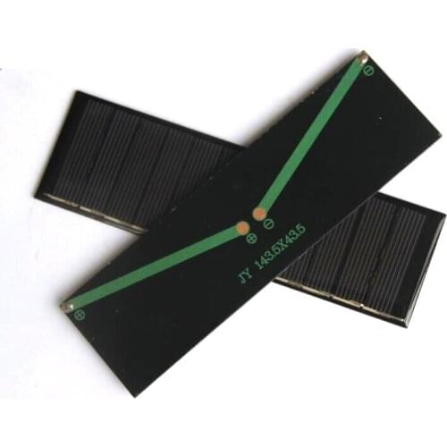 0.6W 6V Solar Panel Polycrystalline Solar Cell Small Solar Power Battery Charger Solar Led Light 143.5*43.5MM 10pcs
