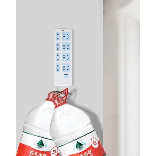 1PCS Self-Adhesive Desktop Socket Fixer Cable Organizer Seamless Punch-free Plug Sticker Holder Wall Fixer Power Strip Holders