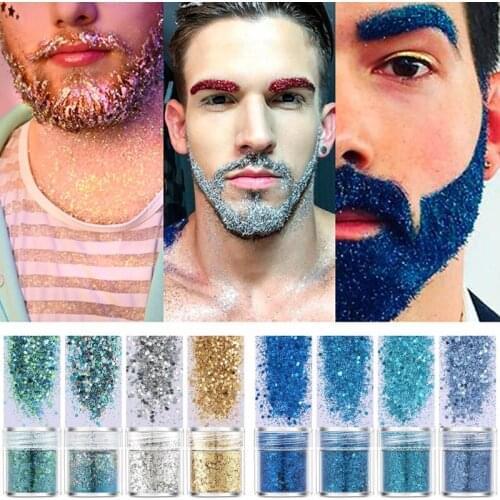 16Colors Glitter Powder Sequins Holographic Chunky Glitter Sequin Nail Art Decor