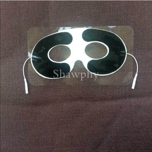 2 Pieces TENS Electrode Pads Eyes Eassage Electrodes With Plug Hole 2.0mm For TENS Unit