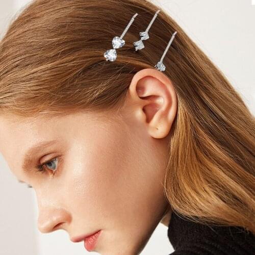 2021 New Sparkling Zircon Hairpin Fashion Rhinestone Ladies Hairpin Bridal Hairpin Accessories Wedding Hair Accessories Gift