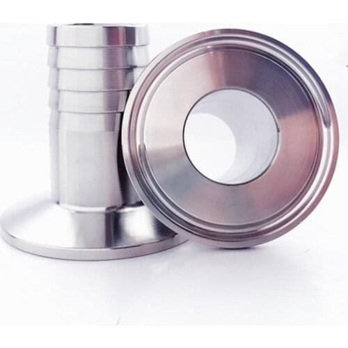 25mm 1" Hose Barb x 1.5" Tri Clamp SUS 316L Stainless Steel Sanitary Tri-Clamp Hosetail Coupler Fitting Home Brew