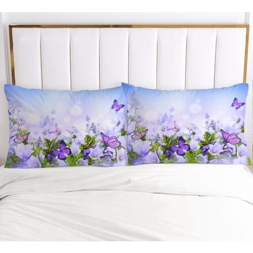 3D Pillowcase Pillow Case Custom 50x70 50x75 70x70cm Decorative Pillow Cover Bedding For Wedding Flowers Home Textile Drop Ship