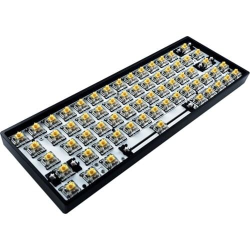GK64 GK64x GK64xs Bluetooth Wired RGB Hot Swap Programmable Replacable Space Case PCB Plate Cherry MX Keyboard DIY Kit