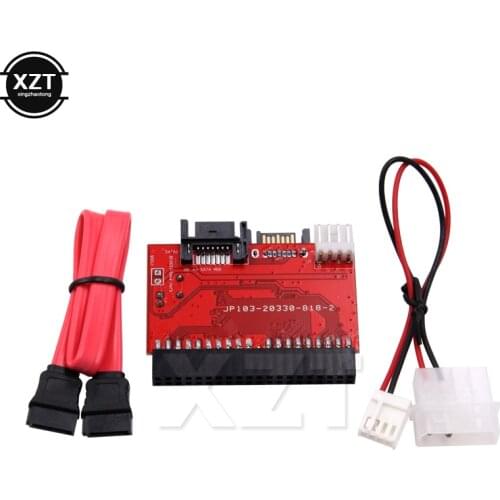 2 in 1 SATA to IDE Adapter IDE to SATA PCI Card Converter 40 pin 2.5" inch Hard Disk Driver Support for ATA 100/133 HDD CD DVD