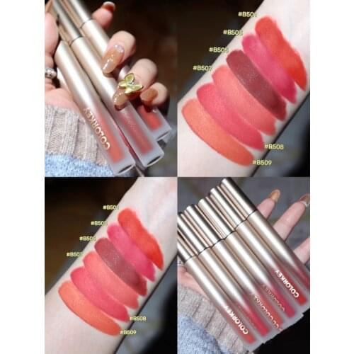 New Arrival Lip Gloss Velvet Matte Lip Makeup Women Beauty Cosmetic Silky Smooth Lipstick Waterproof Moisturizing Nourishing