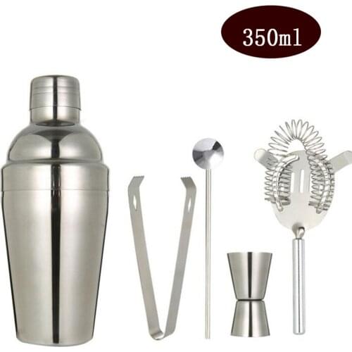 350ml/550ml/750ml Cocktail Shaker Stainless Steel Wine Martini Boston Shaker Mixer For Bar Party Bartender Tools Bar Accessories