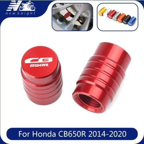 For Honda CB 650R CB650R 2014-2020 2 Pcs Motorcycle CNC Accessories Front and Rear Wheels Tire Valve Stem Caps Airtight Cover