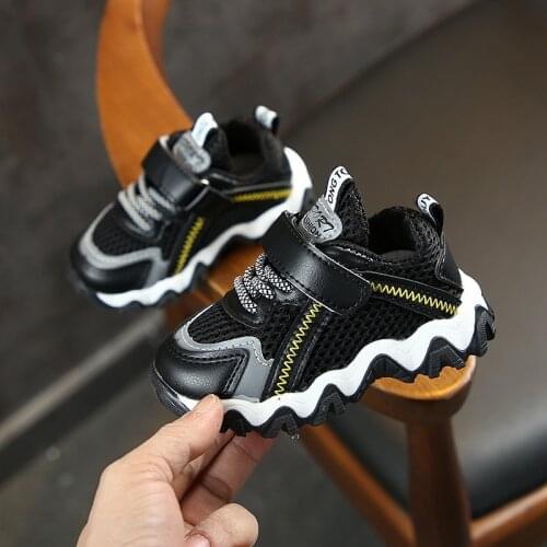 2021 Toddler New Kids Pu Leather Shoes Baby Girls Sport Sneakers Children Shoes Boys Fashion Casual Shoes Soft Brand Trainer
