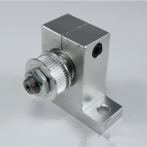 Rotary axis chuck 65mm Mounting bracket height 42mm Synchronous wheel belt 4th A axis link rod for DIY CNC 50/65/80mm Chuck
