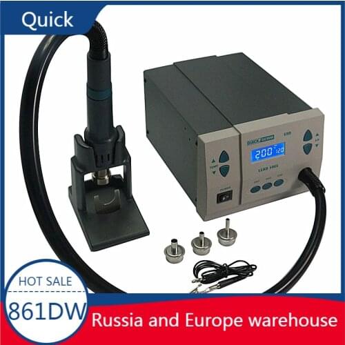 Original 1000W220/110V QUICK 861DW Heat Gun Lead Free Hot Air Soldering Station Microcomputer Temperature Rework Station