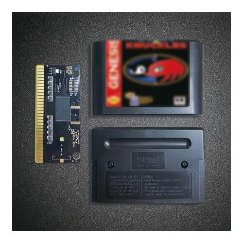 Soniced & Knuckles - 16 Bit MD Game Card for Sega Megadrive Genesis Video Game Console Cartridge