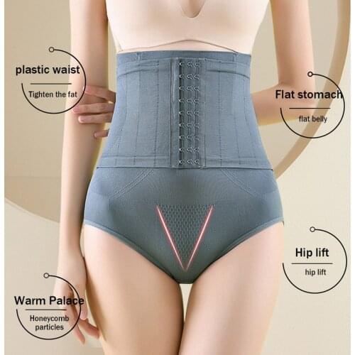 Slimming Waist Trainer Women Body Shaper Thong Mesh Breathable Girdle Shapers Tummy Control Shapewear Panties High Waist