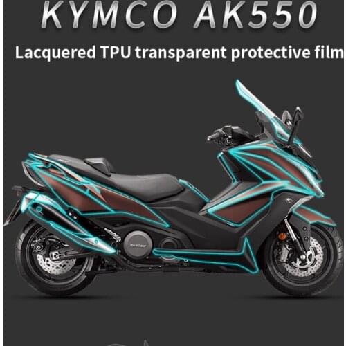 Motorcycle Protective Film Refitting Car Sticker Anti Scratch Paint Tpu Transparent Invisible Car Clothing for Kymco Ak550