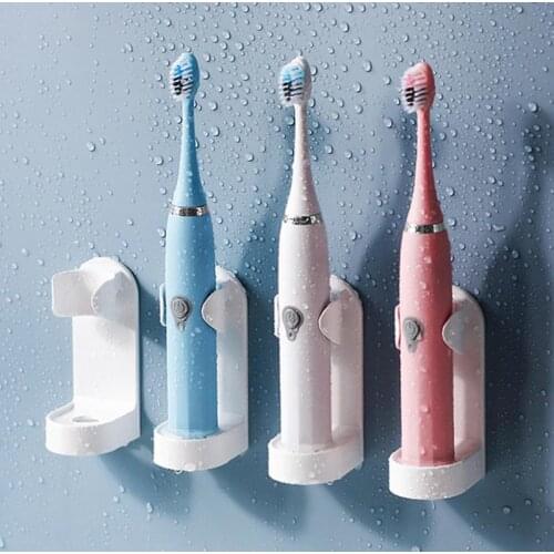 1PC Electric Toothbrush Holder Adapt 90% Electric Toothbrush Holder Electric Toothbrush Wall-Mounted Organizer Space Saving