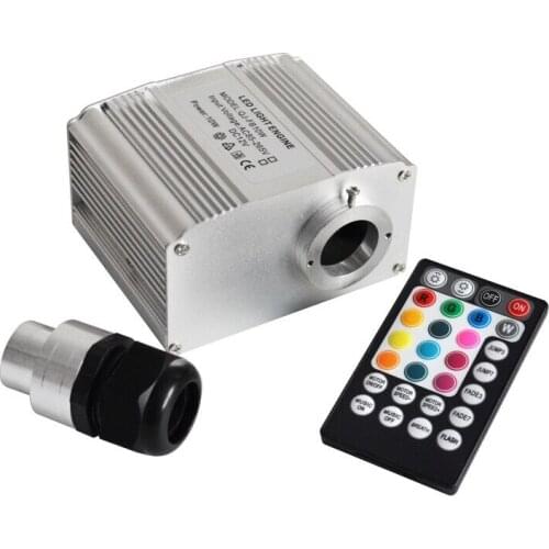 10W Twinkle Engine RGBW LED Fiber Optic Driver Light Source Music Sound Active Controller f/Star ceiling DIY PMMA optical cable