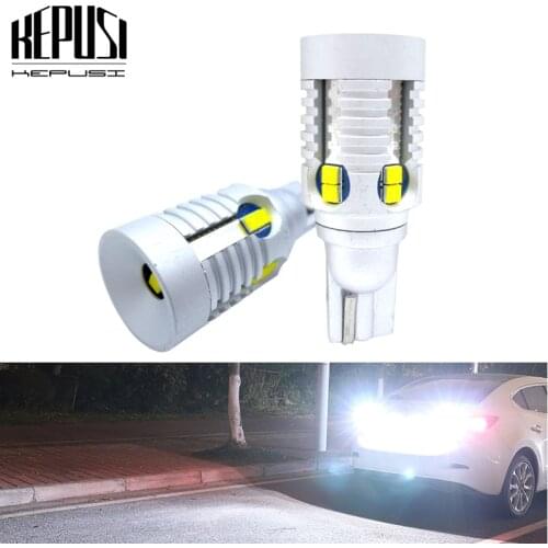 2x W16W T15 LED Bulbs Canbus OBC Error Free LED Backup Light 921 912 W16W LED Bulbs Car Reverse Lamp Xenon White 12V 24V