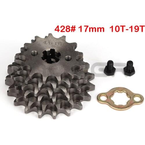420# 428# 10T 11T Front Engine Sprocket For KAYO BSE SSR SDG Dirt Pit Bike ATV Quad Go Kart Moped Buggy Scooter Motorcycle