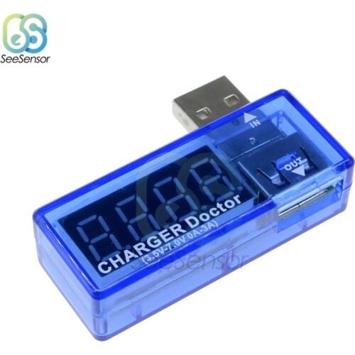 Digital USB Mobile Power Charging Current Voltage Tester Meter Smart Electronics Mini USB Charger Doctor Voltmeter Ammeter