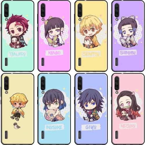 Demon Slayer Kimetsu No Yaiba Soft For Xiaomi Mi 11 9T 10T Pro 8 9 A1 A2 A3 Mi Note 10 Lite Phone Case For POCO X3 M3 Cover