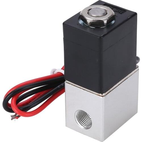 New Normally Closed Electric Solenoid Valve DC 12V 1/8 inch 2 Way 2 Positions Solenoid Valve for Water Air Pneumatic Tool