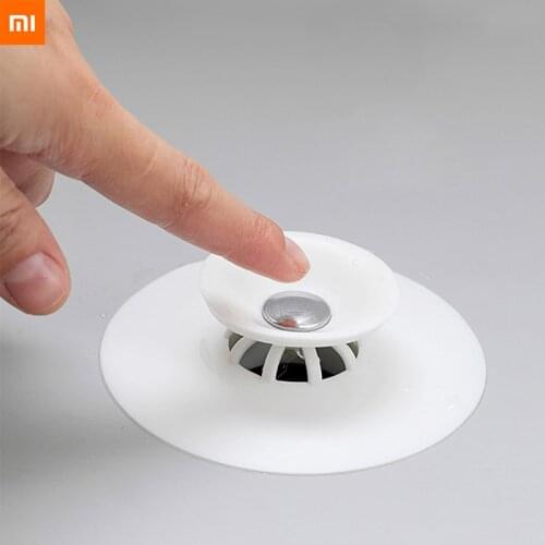 Xiaomi Kitchen Sink Filter Shower Drain Hair Catcher Stopper Bathroom Floor Drain Cover Universal Anti-clogging Sink Strainer