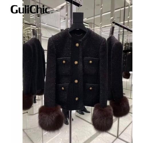 Женские куртки с мехом GuliChic China At AliExpress