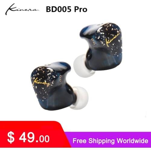 Kinera BD005 Pro Earphone 1DD+1BA Hybrid Technology Headset 0.78mm 2Pin Earbuds For Phone