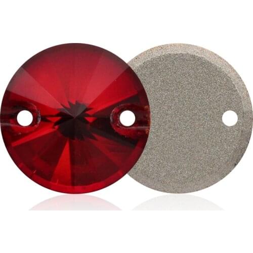 Red Sew On Stones Crystal Flatback K9 Strass Sewing Accessories For Clothes Bags DIY Decoration Crafts Strass Rhinestones
