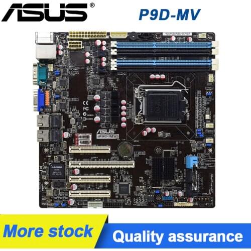 For ASUS P9D-MV Desktop Motherboard Intel C222 Socket 11 DDR3 SATA III USB2.0 UATX Original Used Motherboard