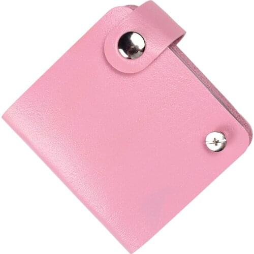 Nail Art Stamp Plate Stamping Plates Holder Storage Bag Durable PU Leather Cases Bag Organizer Beauty Stamp Template Storage