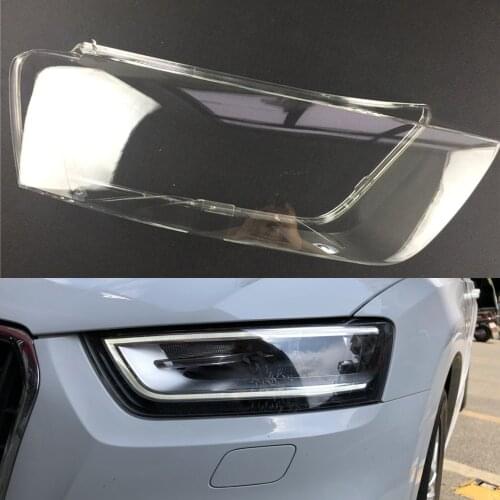 Headlight Lens For Audi Q3 2010 ~ 2015 Headlamp Cover Replacement Front Car Light Auto Shell